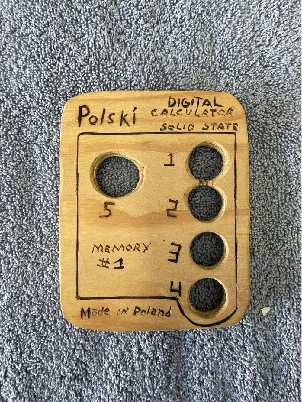 Polish Digital Calculator Direction,stick fingers in Funny Gag Novelty Gift Joke